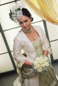 Hochzeitsrobe der Gr�nderzeit